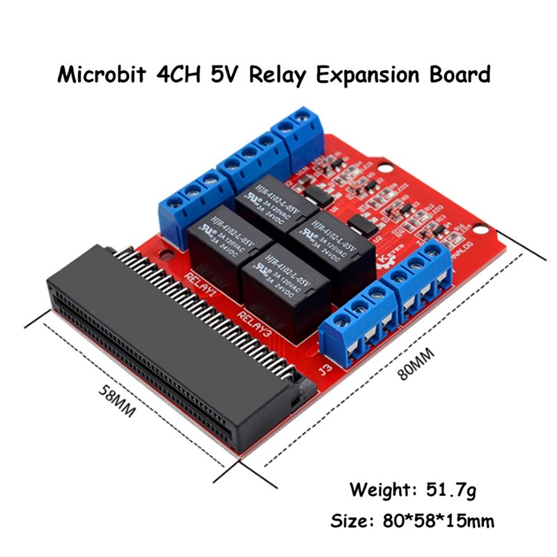 TCE Microbit 4 Channel Relay M - Kids Education Channel review and price