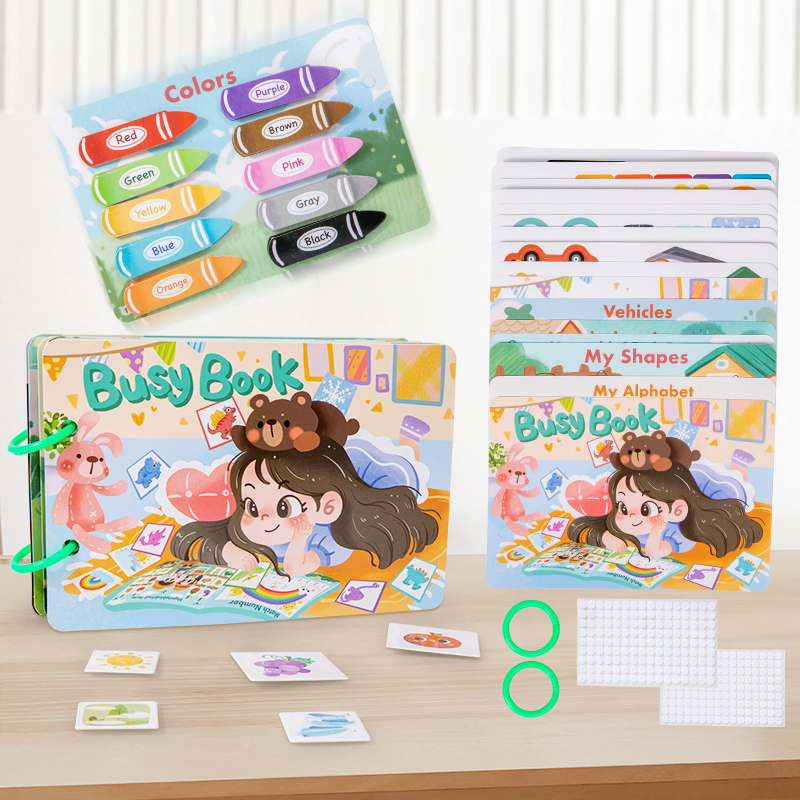 Montessori Children Busy Book  - Kids First Education review and price